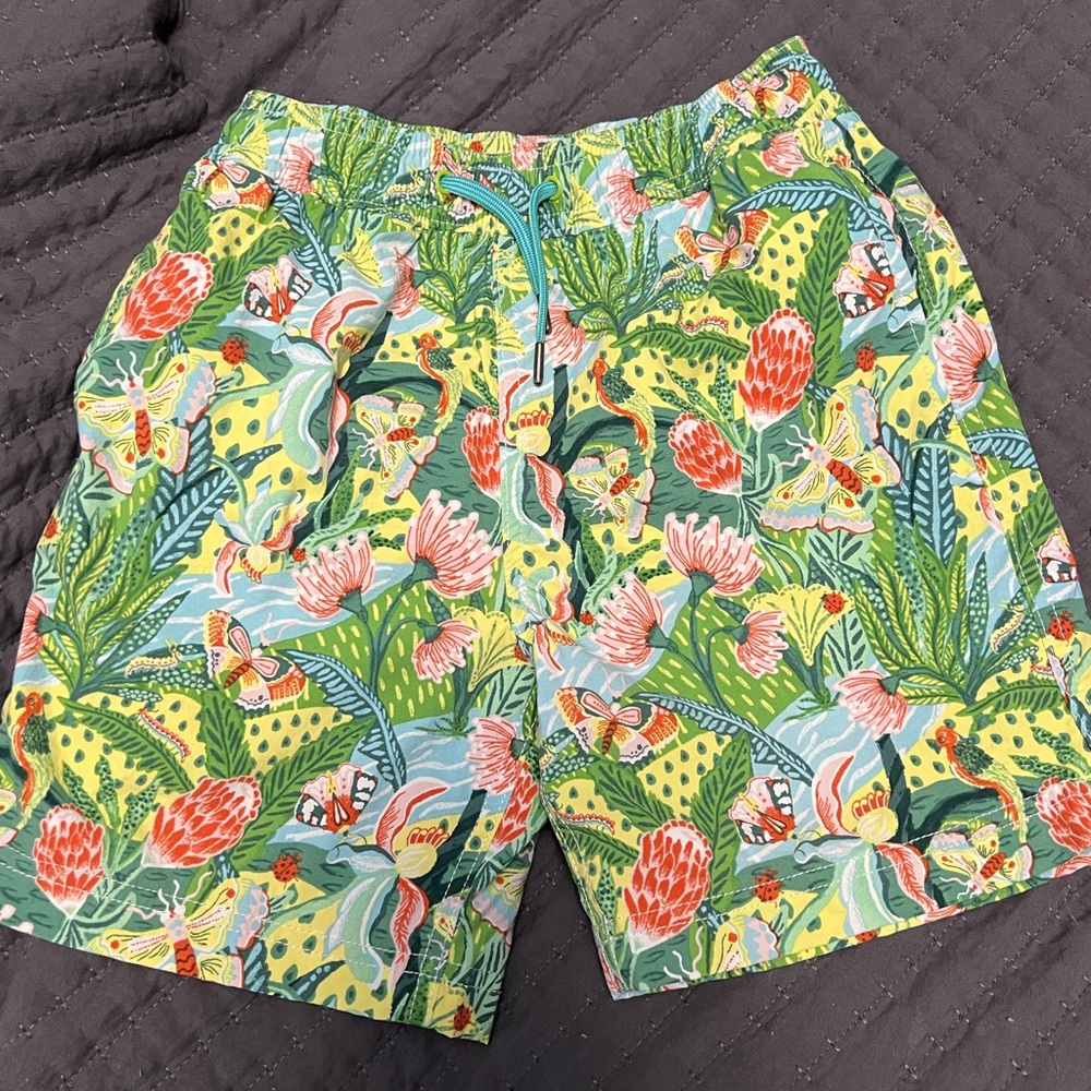 Tropical Print boys bathing suit